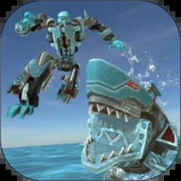 机器人鲨鱼无敌版无限金币最新版