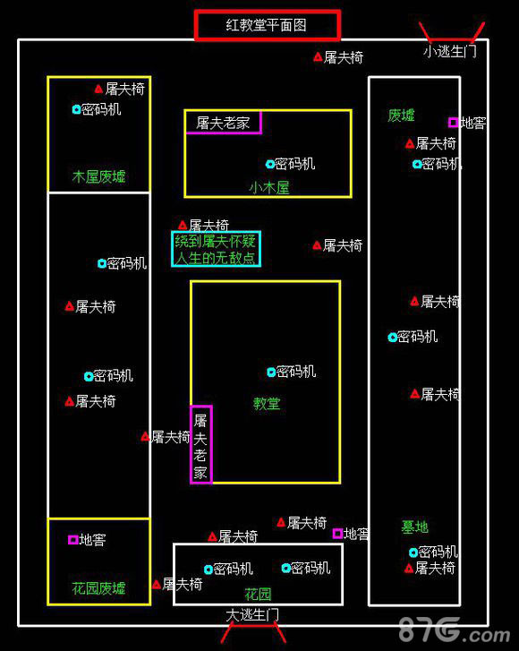 第五人格红教堂地图2