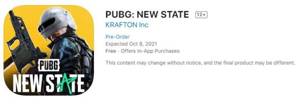 绝地求生：New State预计10月8日正式上线 iOS预注册开启