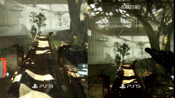 孤岛危机复刻版三部曲PS3 Vs.PS5视频 画面大改进