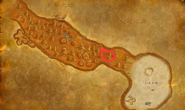 魔兽世界风裂峡谷在什么地方_wow风裂峡谷位置坐标分享