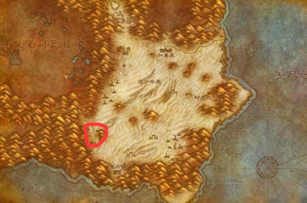 魔兽世界探索塔纳利斯成就灌木谷在哪里_wow灌木谷坐标位置分享